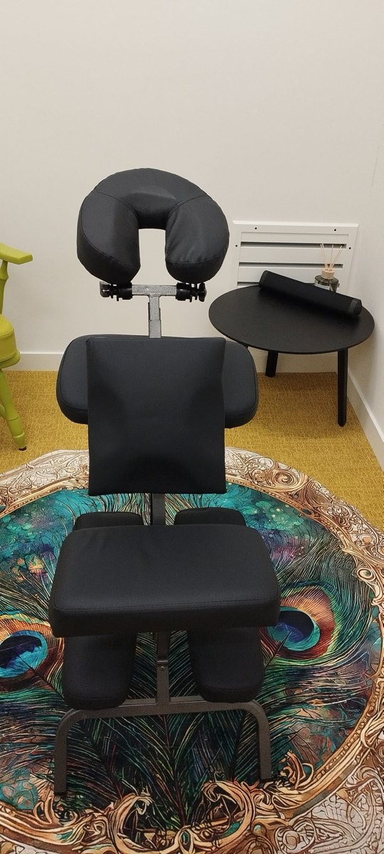 Stoelmassage setup